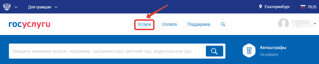 Замена загранпаспорта через Госуслуги