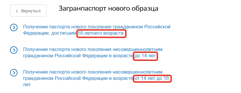 Замена загранпаспорта через Госуслуги